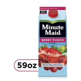 Minute Maid Berry Punch Flavored Fruit Drink, 59 fl oz Carton