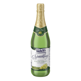 Welch's Non-Alcoholic Sparkling Juice Cocktail, White Grape, 25.4 fl oz Bottle