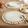 Better Homes & Garden Lauren Placemat, Natural, 16" Round, 1 Piece