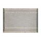 Better Home & Gardens Grey Fringe Placemat