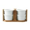 Better Homes & Gardens Acacia Wood Ramekin Caddy Set, 1.12 pounds