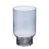 Better Homes & Gardens 17oz Pedestal Smoke Drinking Glass Tumbler