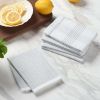 Better Homes & Gardens 4-Piece Oversized Dish Cloth Set, Soft Silver