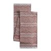 Better Homes & Gardens Geo Stripe Cotton Rich 14" x 90" Table Runner, Brick