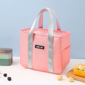 Thickened Bento Bag With Rice Bag In Large Size (Color: Pink)