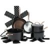 Thyme & Table Nonstick 12-Piece Cookware Set, Gold