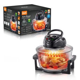 Home Multi-functional Intelligent Visual Air Fryer (Option: Black-EU)