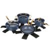 Thyme & Table Nonstick 12-Piece Cookware Set, Gold